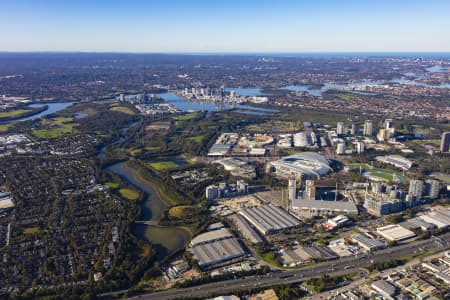 Aerial Image of SYDNEY OLYMPIC PARK
