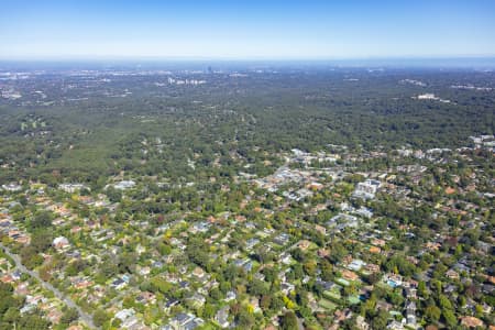 Aerial Image of TURRAMURRA