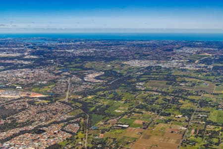 Aerial Image of MIDDLE SWAN