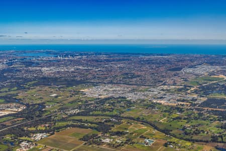 Aerial Image of MIDDLE SWAN