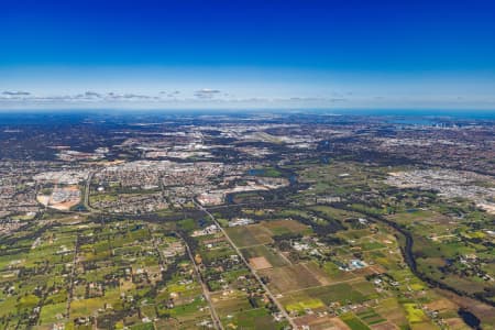 Aerial Image of MIDDLE SWAN