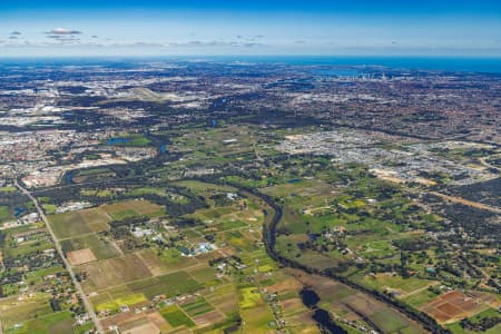 Aerial Image of MIDDLE SWAN