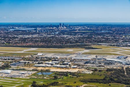 Aerial Image of Perth Airport