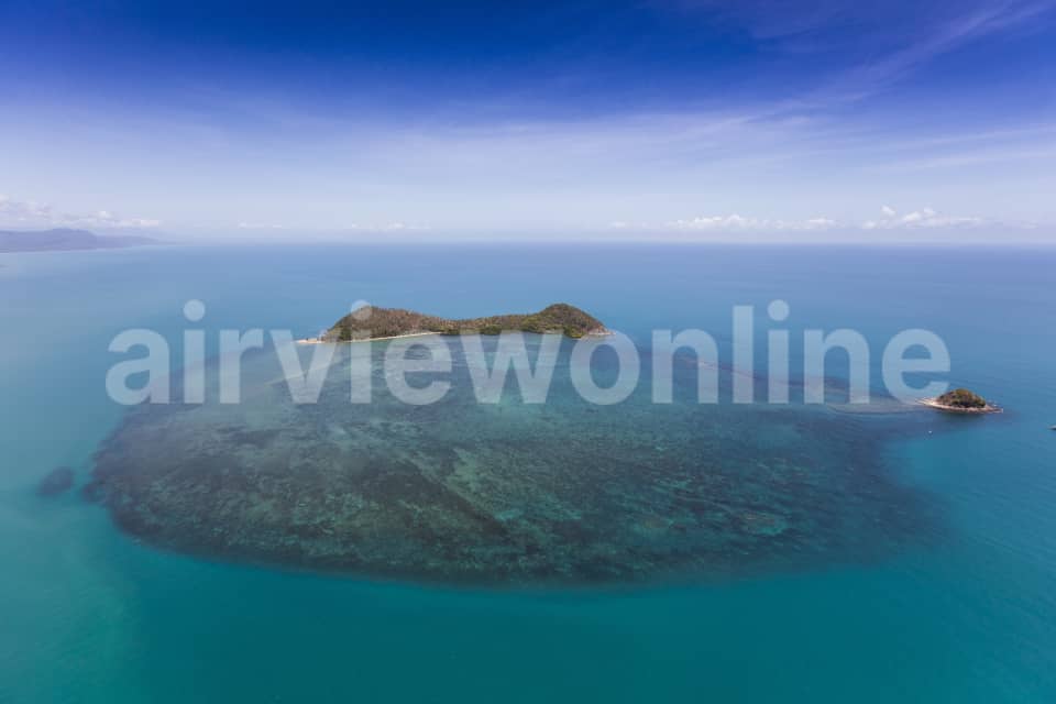 Aerial Image of Double Island & Haycock Island