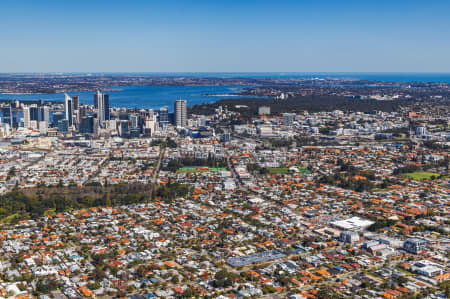 Aerial Image of NORTH PERTH