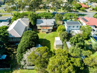 Aerial Image of WYNNUM WEST