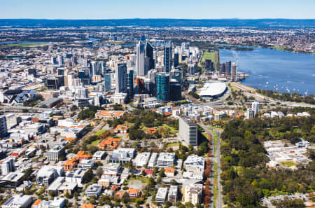 Aerial Image of WEST PERTH