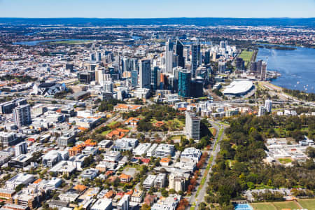 Aerial Image of WEST PERTH