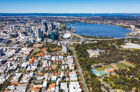 Aerial Image of WEST PERTH