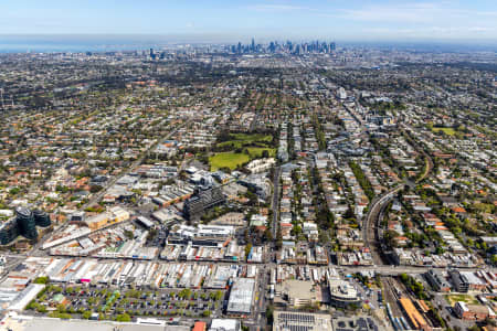 Aerial Image of HAWTHORN EAST