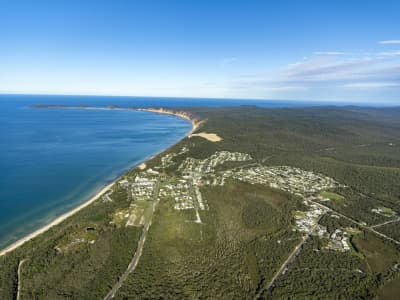 Aerial Image of RAINBOW BEACH