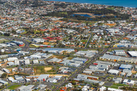 Aerial Image of EAST BUNBURY