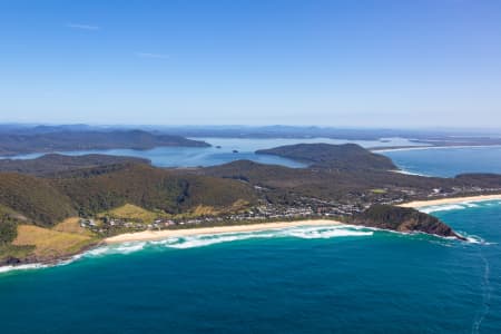 Aerial Image of BOOMERANG BEACH