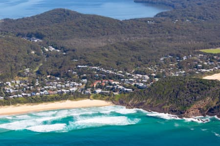 Aerial Image of BOOMERANG BEACH