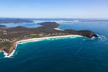 Aerial Image of BOOMERANG BEACH