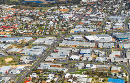 Aerial Image of EAST BUNBURY
