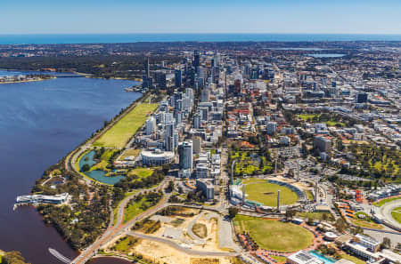 Aerial Image of EAST PERTH