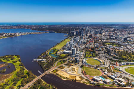 Aerial Image of EAST PERTH