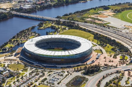 Aerial Image of OPTUS STADIUM