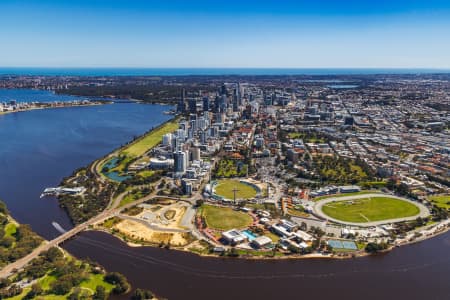 Aerial Image of EAST PERTH