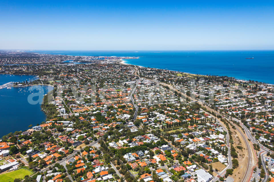 Aerial Image of Claremont towards Cottesloe