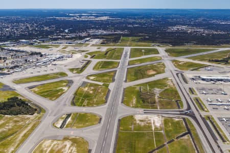 Aerial Image of PERTH AIRPORT