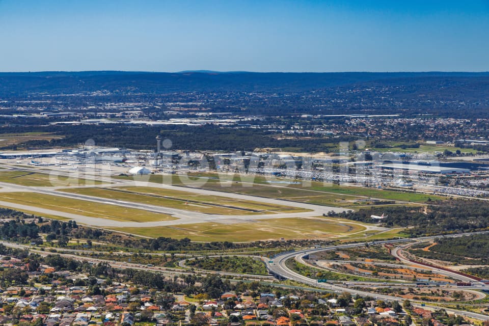 Aerial Image of Perth Airport