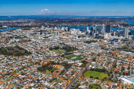 Aerial Image of NORTH PERTH
