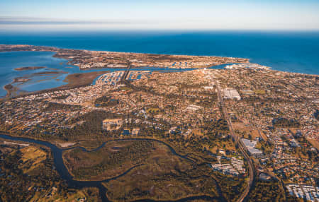 Aerial Image of MANDURAH SUNRISE