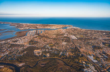 Aerial Image of MANDURAH SUNRISE