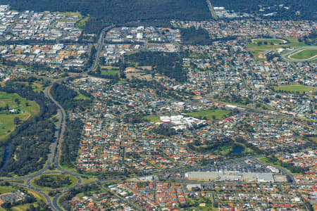 Aerial Image of EAST BUNBURY