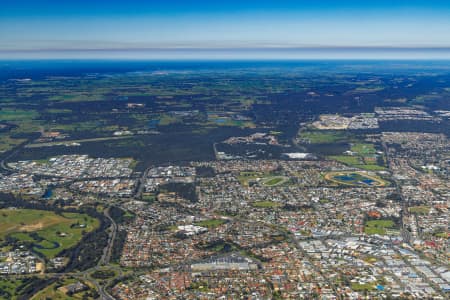 Aerial Image of EAST BUNBURY