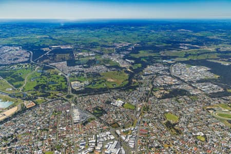 Aerial Image of EAST BUNBURY
