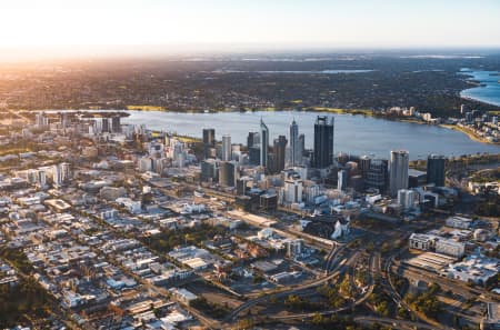Aerial Image of PERTH SUNRISE