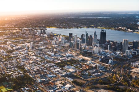 Aerial Image of PERTH SUNRISE