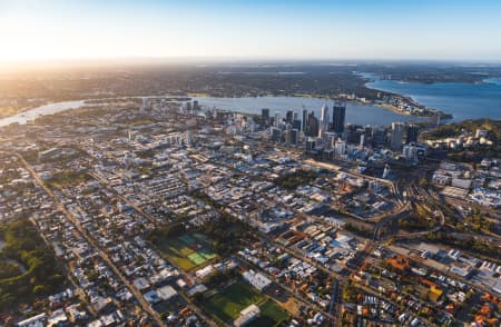 Aerial Image of PERTH SUNRISE