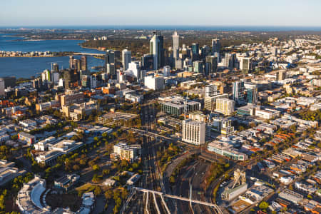 Aerial Image of PERTH SUNRISE