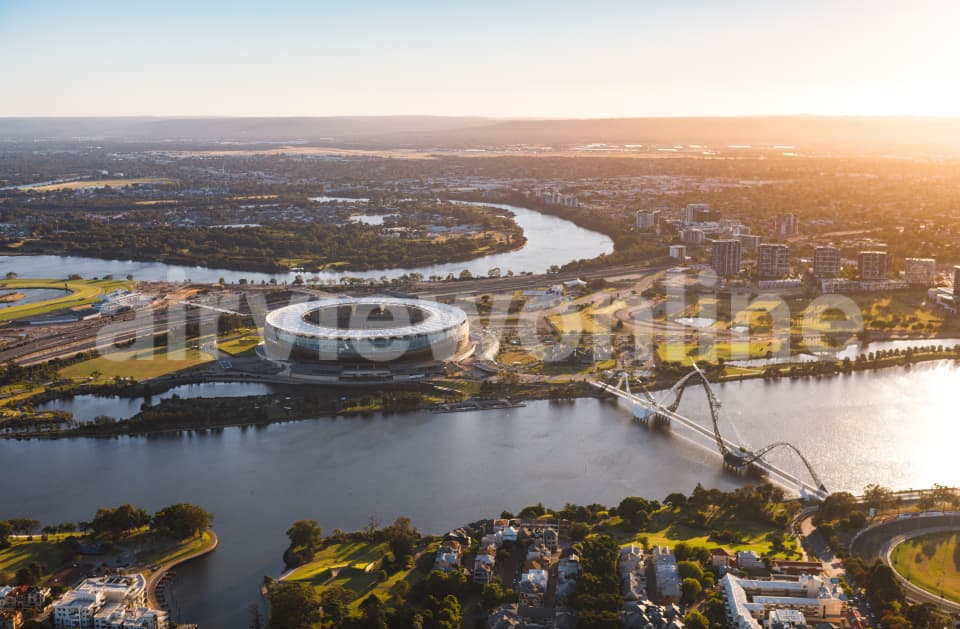 Aerial Image of Perth Stadium