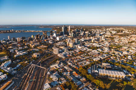 Aerial Image of PERTH SUNRISE