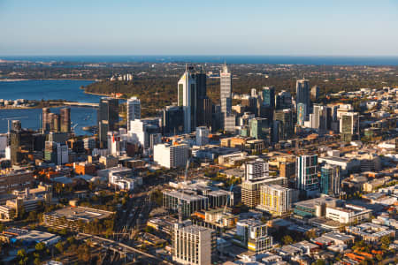 Aerial Image of PERTH SUNRISE