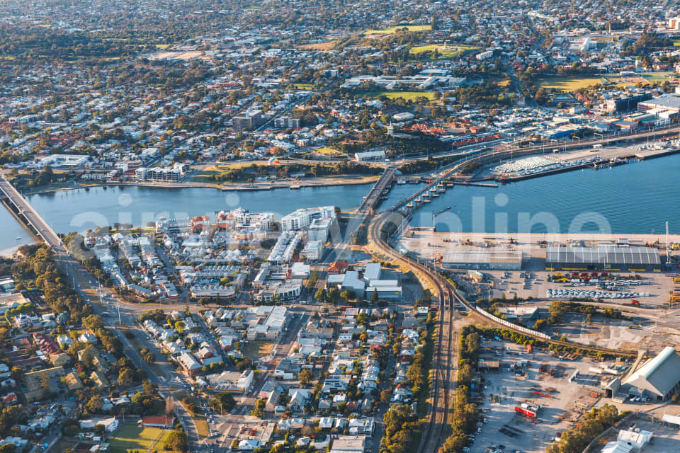 Aerial Image of North Fremantle Sunrise