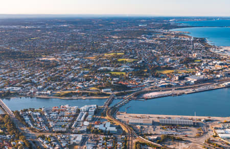 Aerial Image of NORTH FREMANTLE SUNRISE