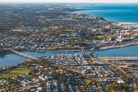 Aerial Image of NORTH FREMANTLE SUNRISE