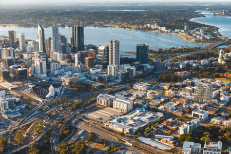 Aerial Image of PERTH SUNRISE
