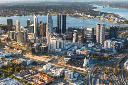 Aerial Image of PERTH SUNRISE