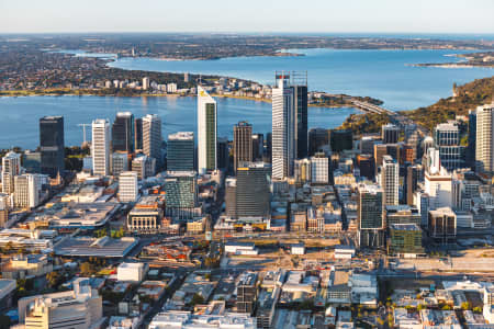 Aerial Image of PERTH SUNRISE