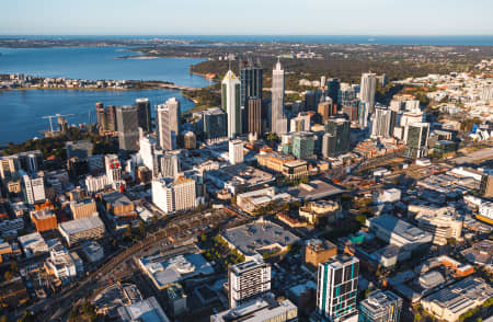 Aerial Image of PERTH SUNRISE