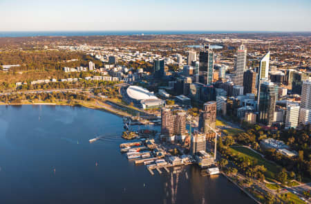 Aerial Image of PERTH SUNRISE
