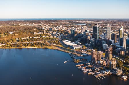 Aerial Image of PERTH SUNRISE