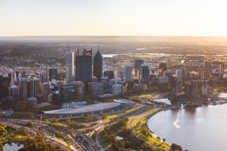 Aerial Image of PERTH SUNRISE